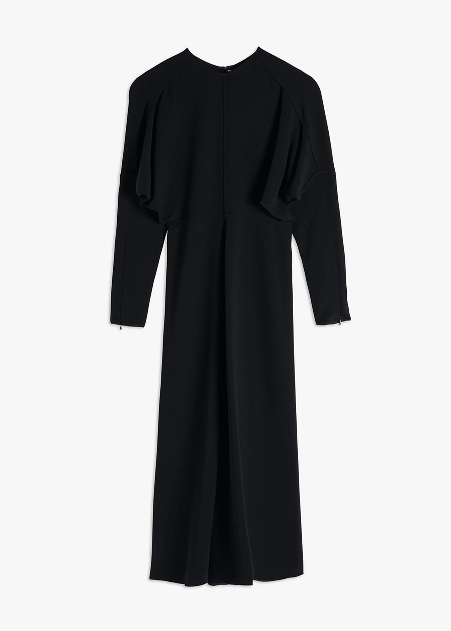 Victoria Beckham Dolman Midi Dress Black