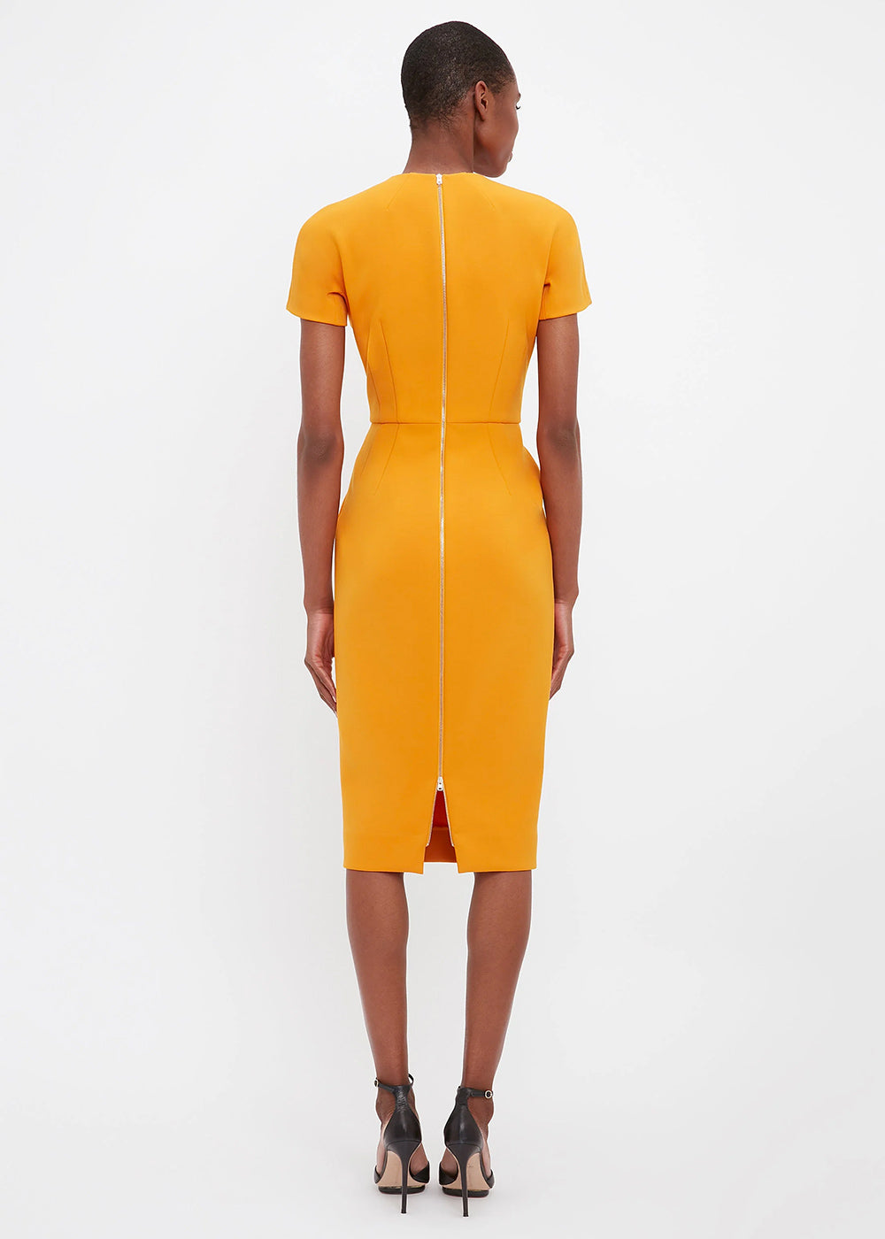 Victoria Beckham Detail T Shirt Fitted Dress