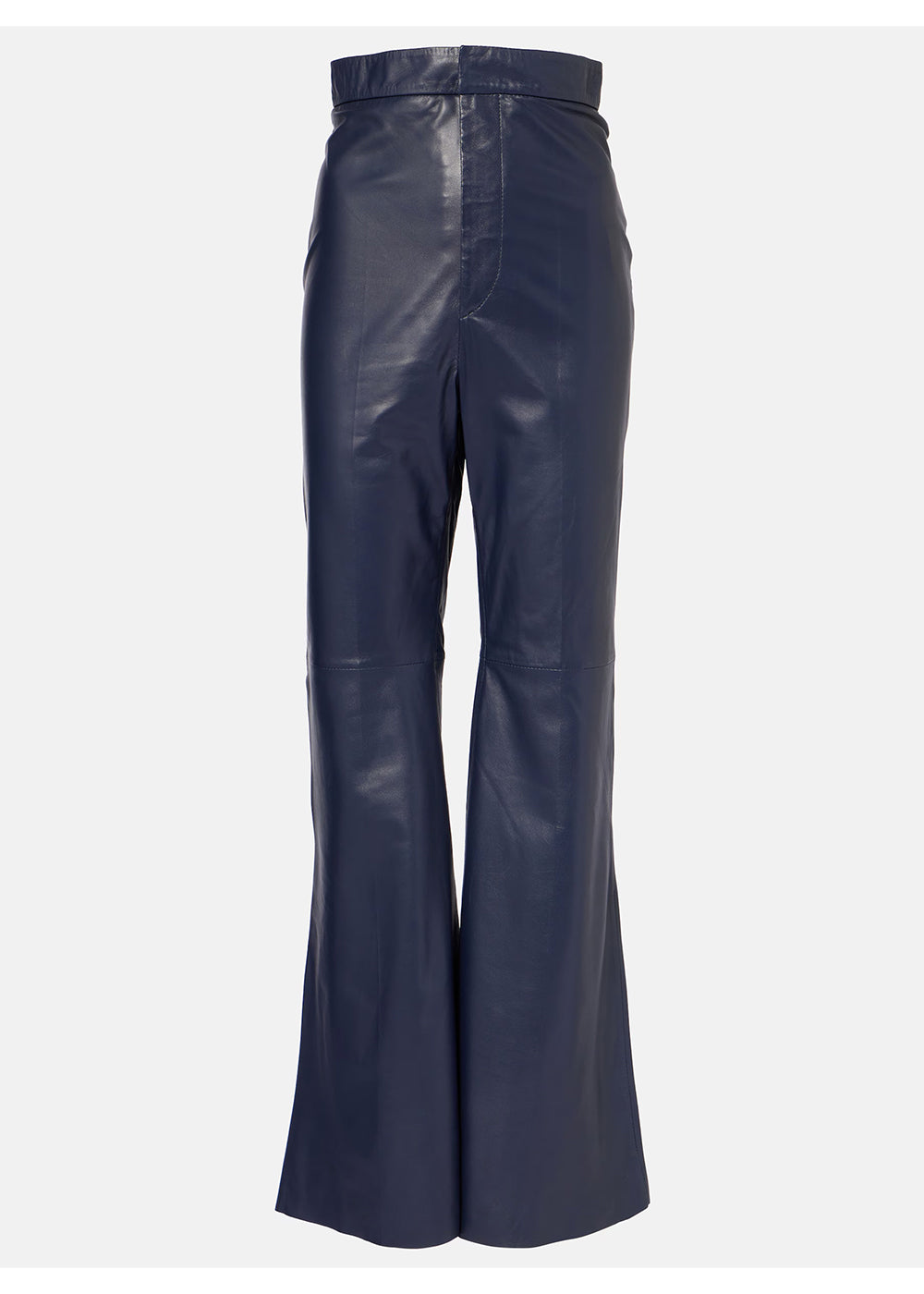 Victoria Beckham Flared Leather Trousers