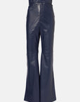 Victoria Beckham Flared Leather Trousers