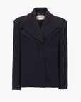 Victoria Beckham Pointed Shoulder Pea Coat