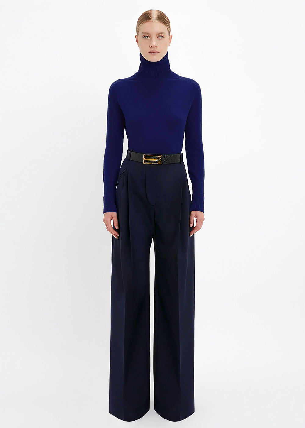 Victoria Beckham Oversized Polo Neck Jumper