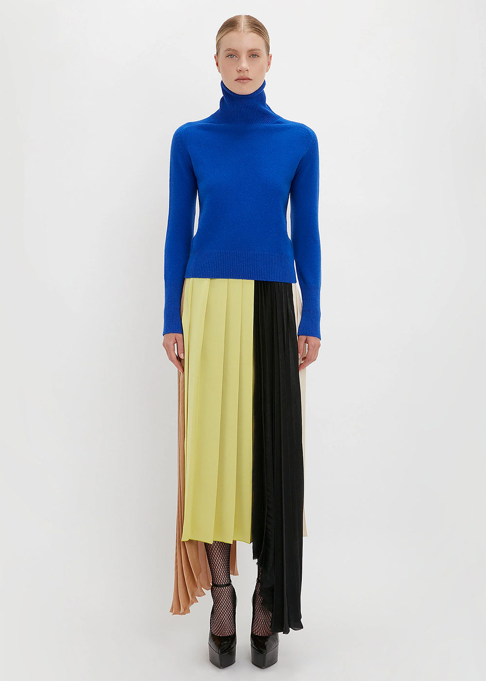 Victoria Beckham Polo Neck Sapphire Jumper
