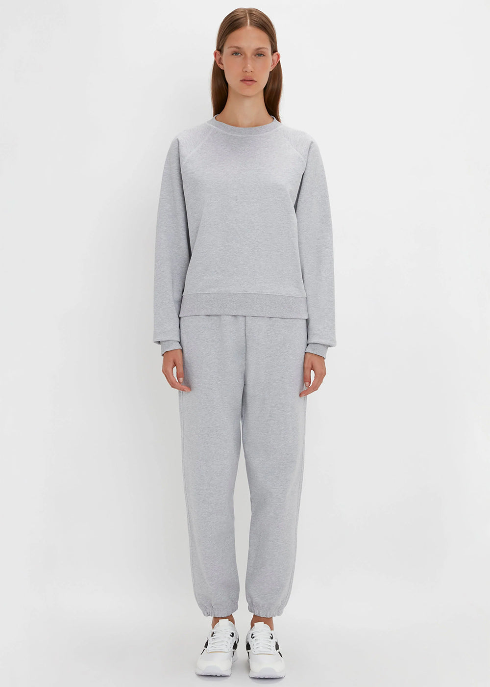 Victoria Beckham Loopback Cotton Football Sweatshirt