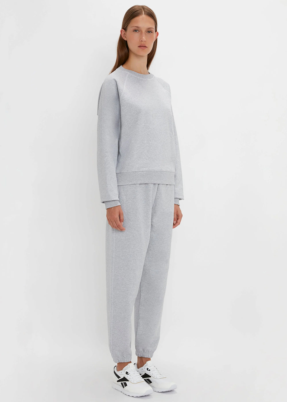 Victoria Beckham Loopback Cotton Football Joggers