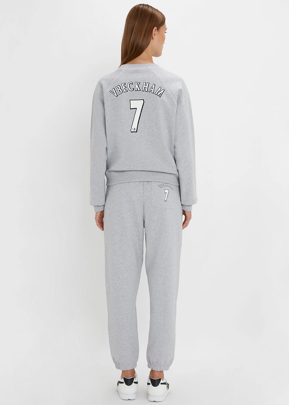 Victoria Beckham Loopback Cotton Football Sweatshirt