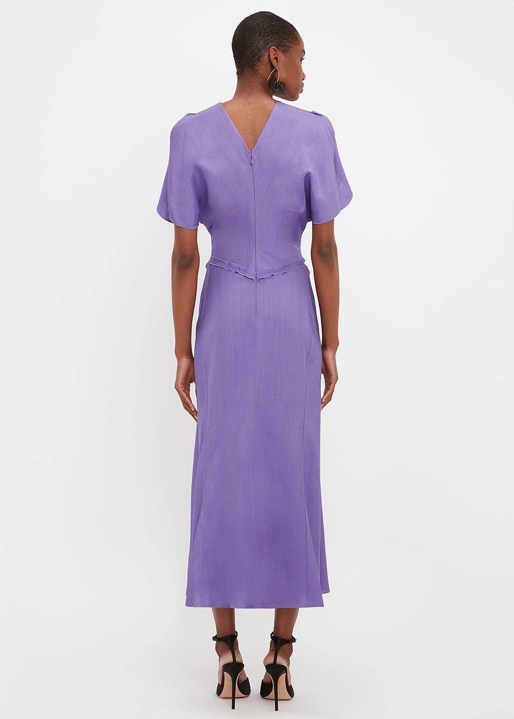 Victoria Beckham Gathered Waist Midi