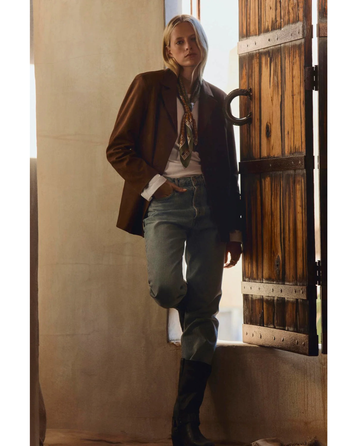 Velvet Faux Suede Jacket