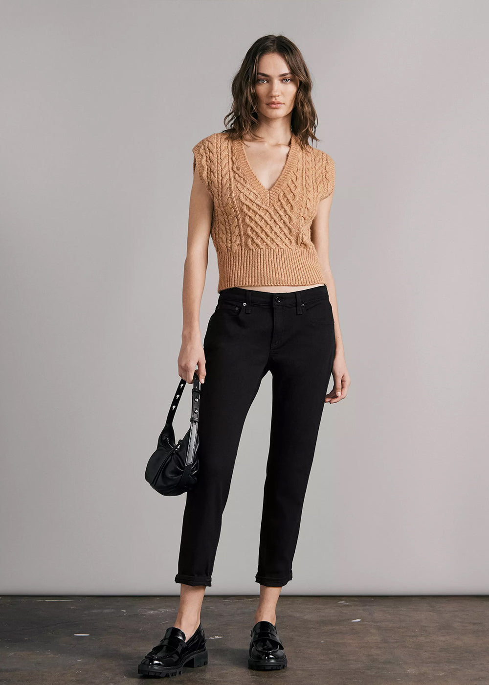 Rag &amp; Bone Dre Low-Rise Slim Boyfriend