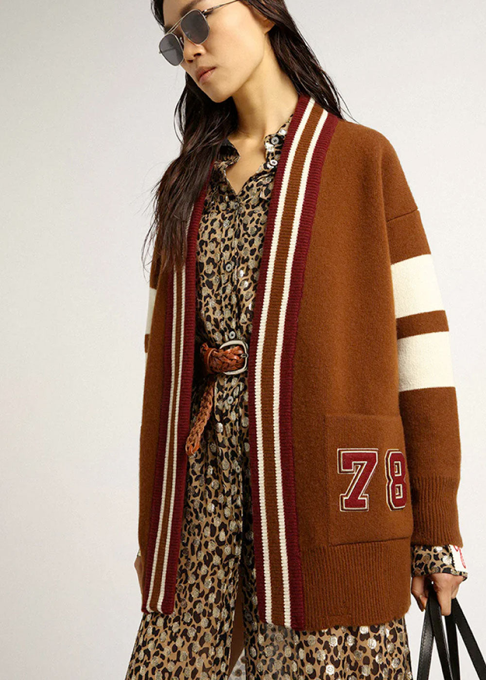 Golden Goose Journey Belted Cardigan