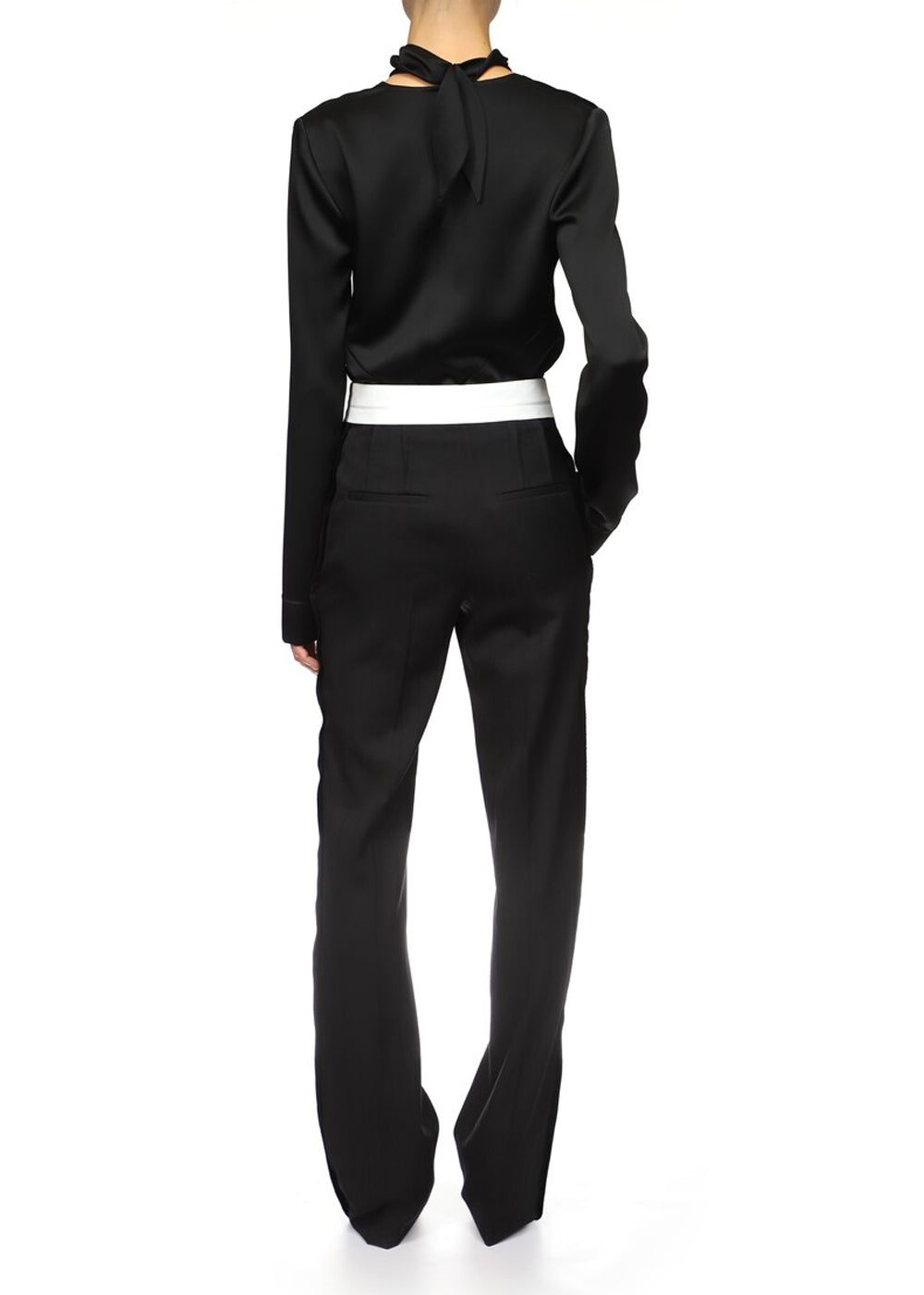 Victoria Beckham Side Seam Detail Trouser