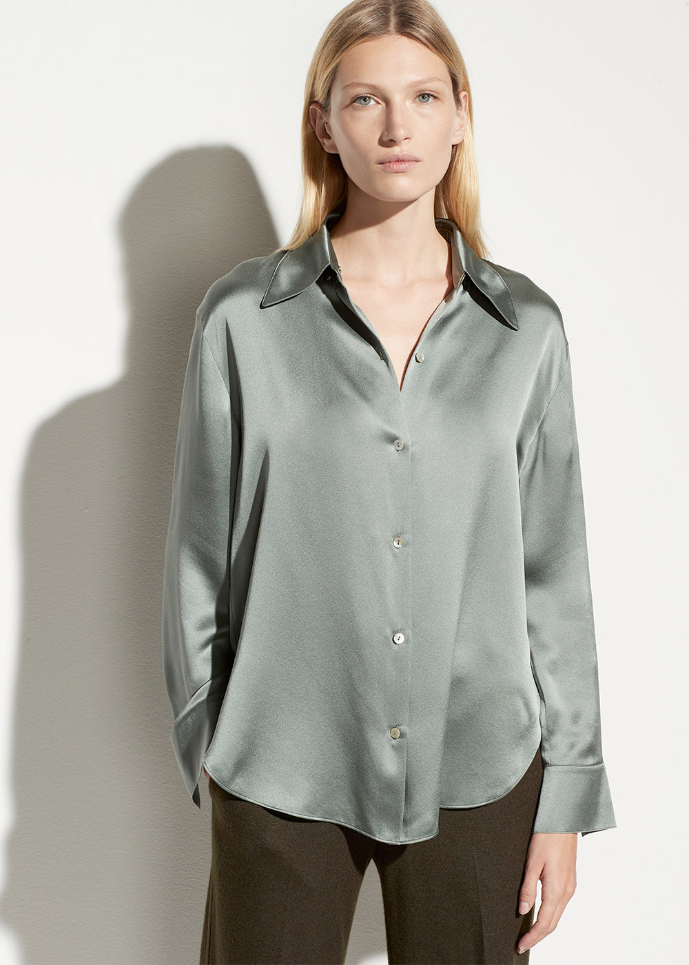 Vince Shaped Collar Blouse