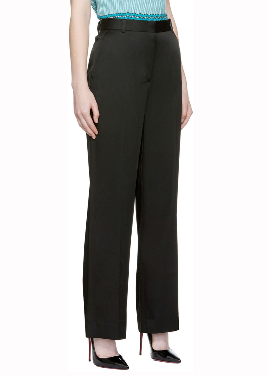 Victoria Beckham Black Straight Leg Trouser