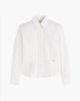 Victoria Beckham Cropped Long Sleeve Shirt