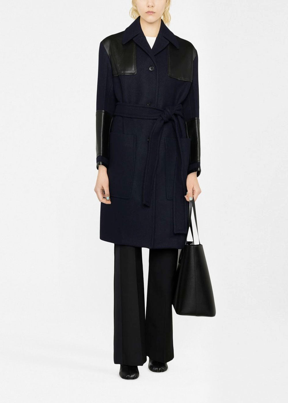 Victoria Beckham Panelled Car Coat