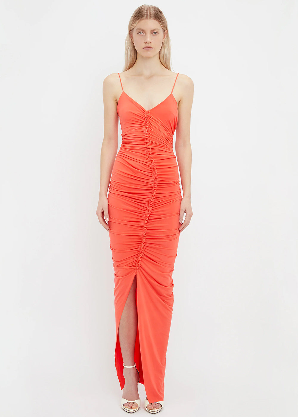 Victoria Beckham  Ruched Fitted Dress