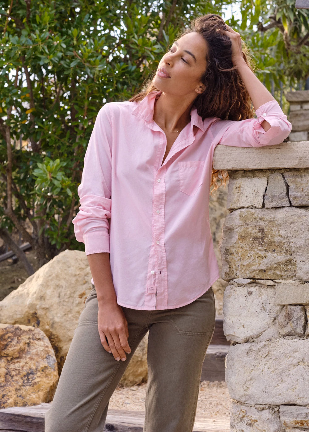 Frank & Eileen  Barry Poplin Shirt