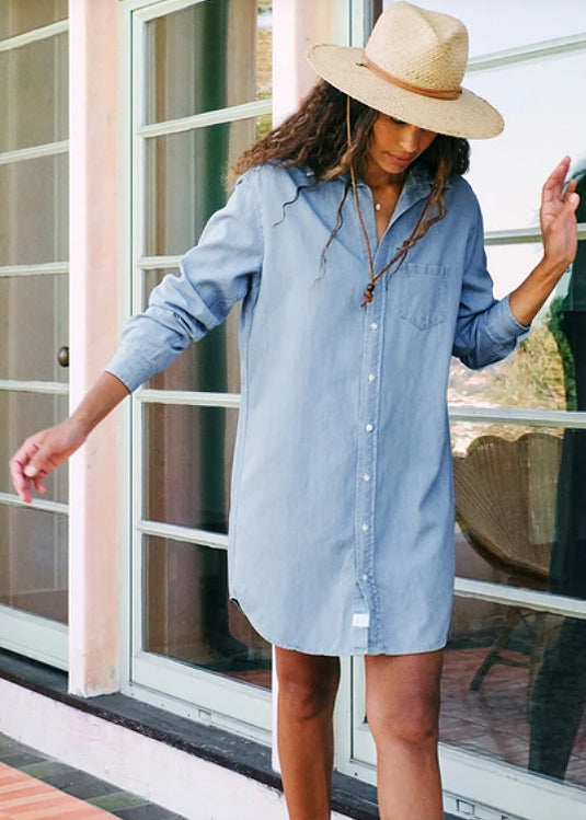 Frank & Eileen Mary Shirt Dress Denim