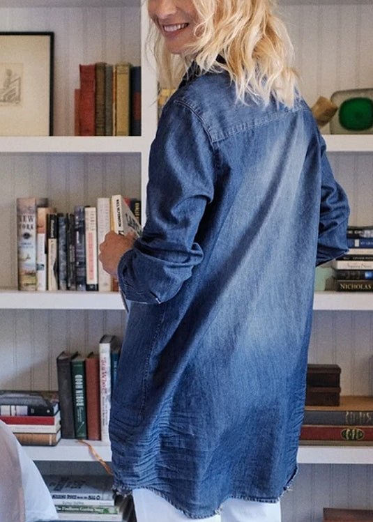 Frank & Eileen Mary Shirt Dress Denim