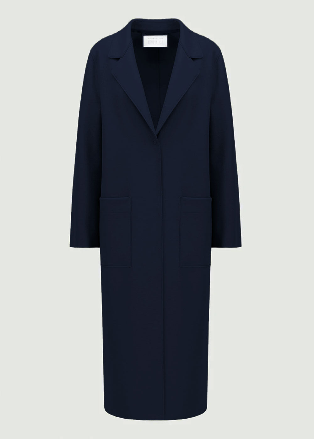 Harris Wharf London Long Boxy Coat Pressed Wool