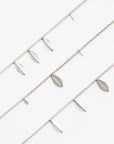 Isabel Marant Metal Shiny Leaf Necklace