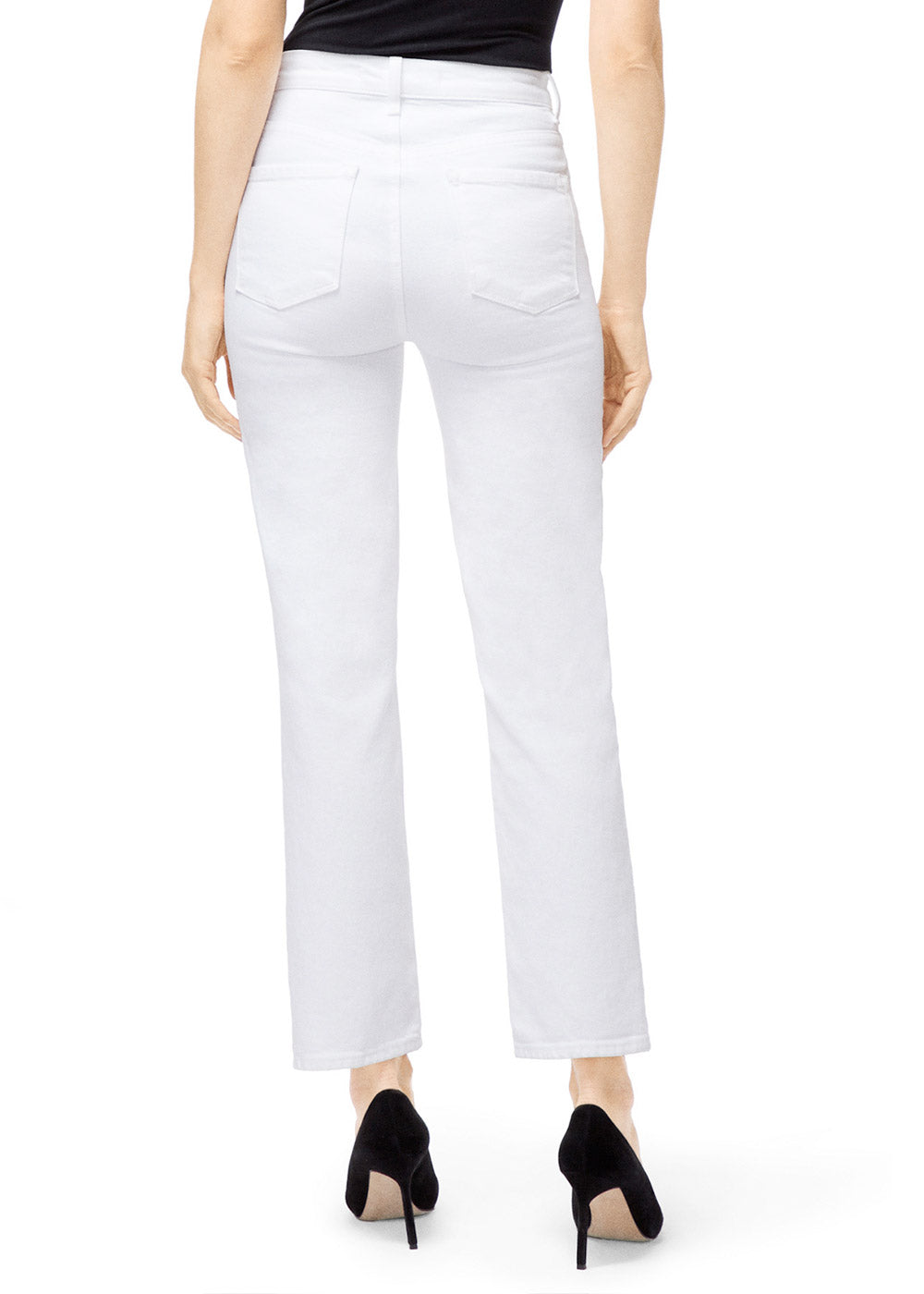J Brand Jules Hi-Rise Straight White