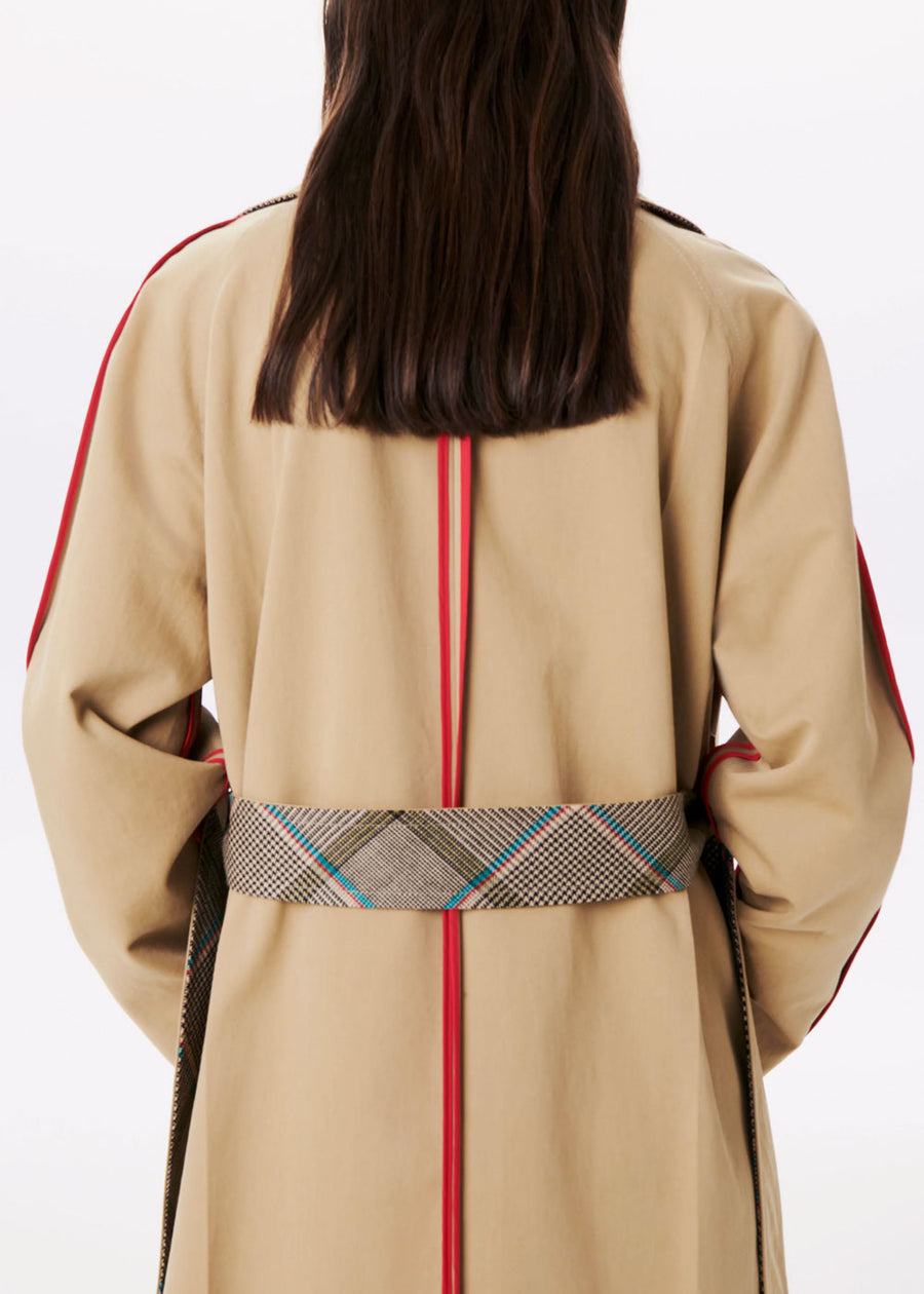 Victoria Beckham Patch Pocket Belted Coat