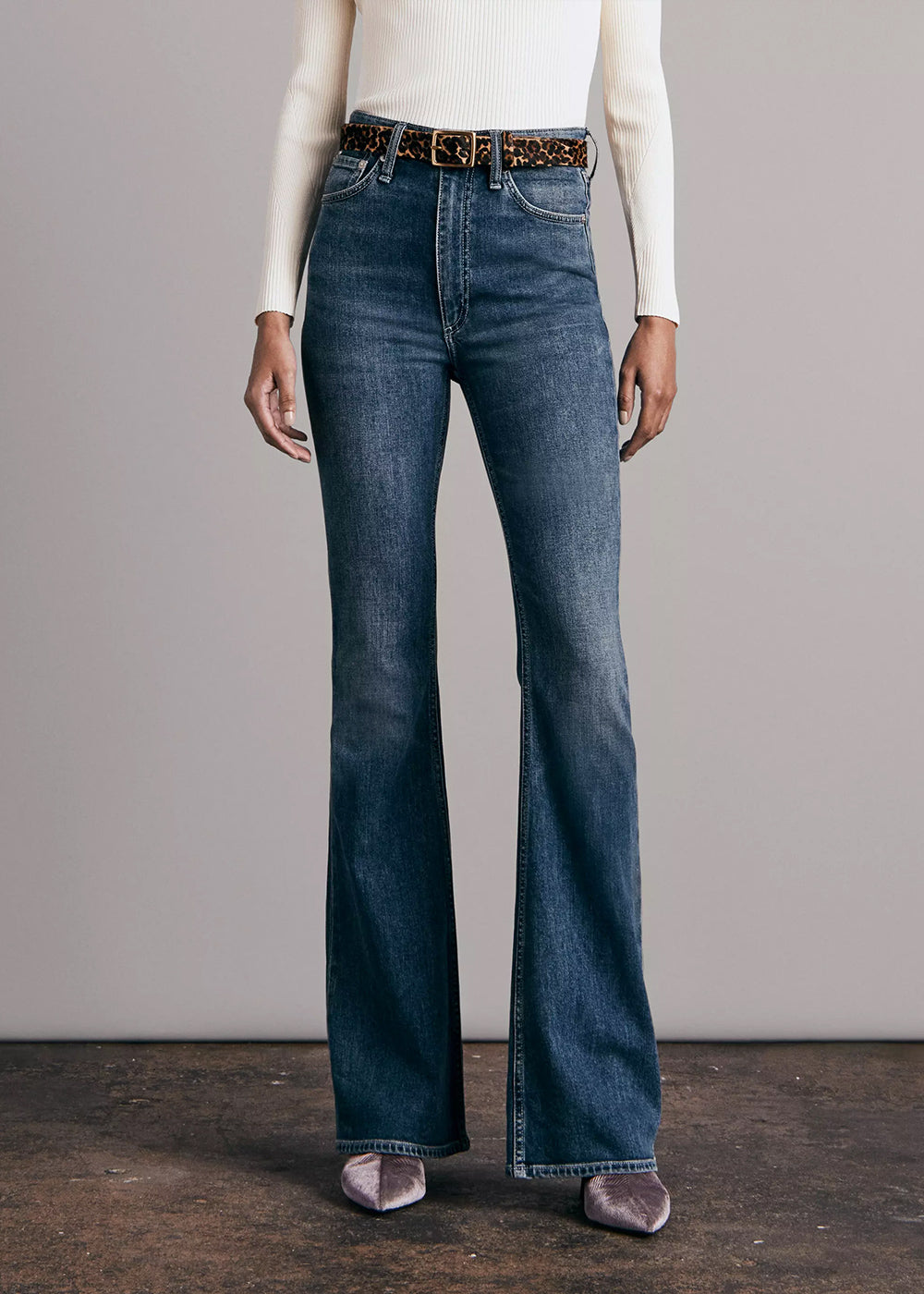 Rag & Bone Casey High-Rise Flare