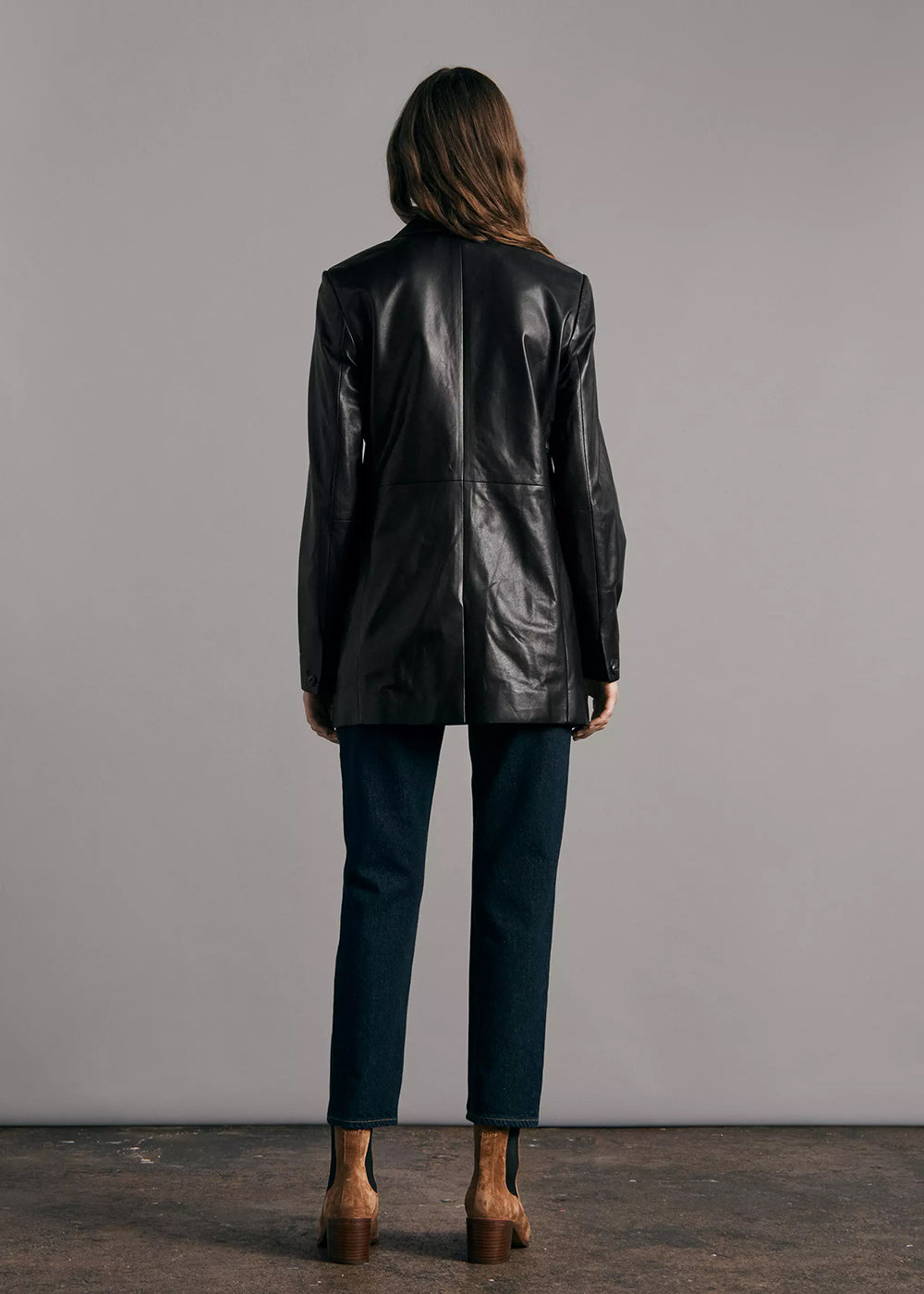 Rag & Bone Charles Leather Blazer