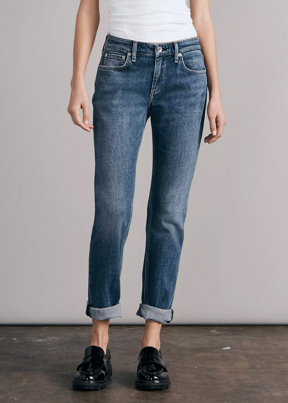 Rag & Bone Dre Low Rise Boyfriend