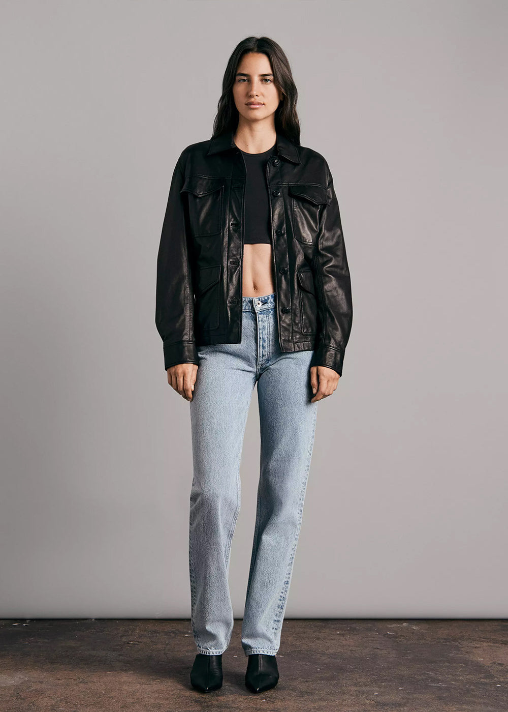 Rag &amp; Bone Piper Low Rise Straight Jean