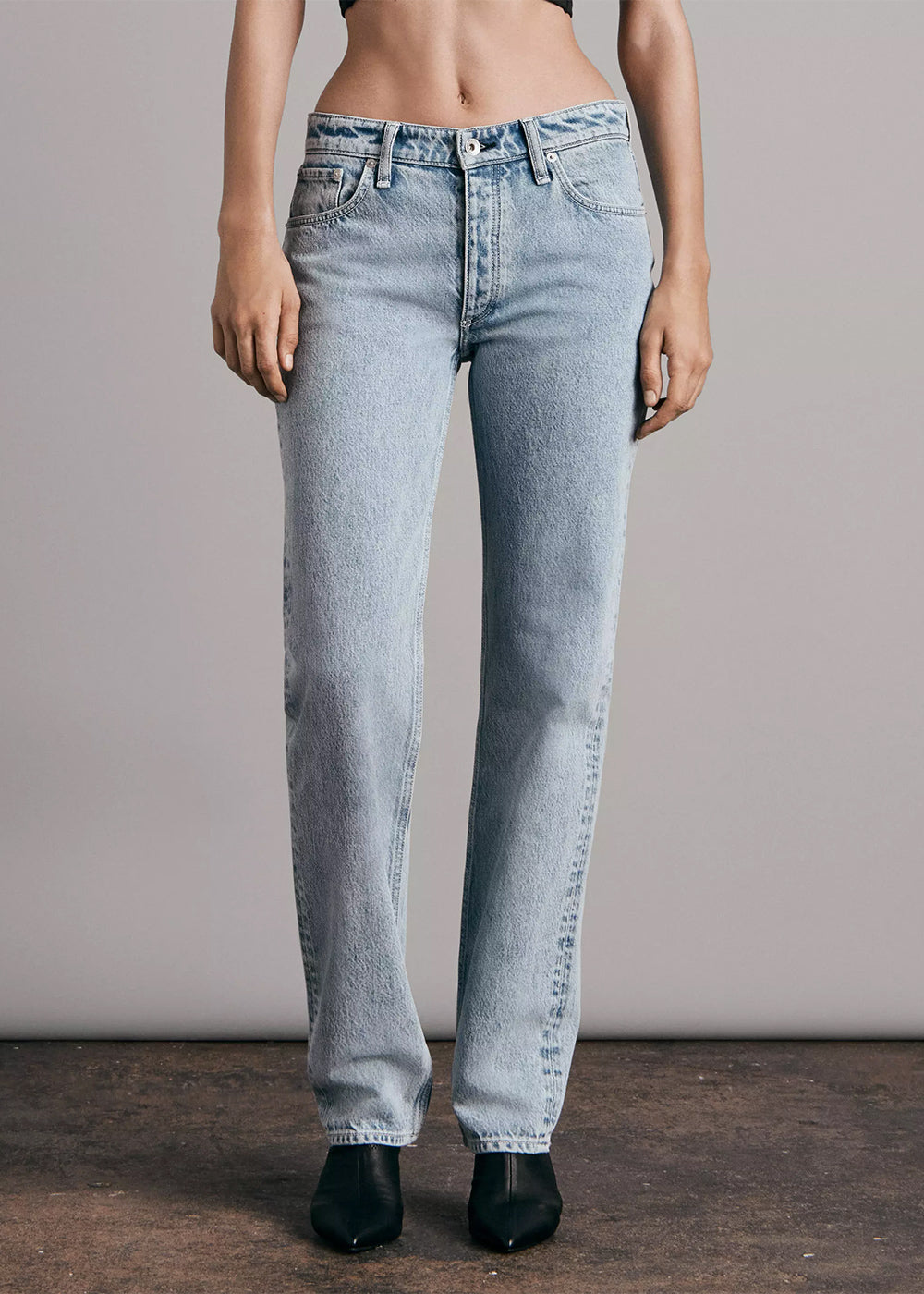Rag &amp; Bone Piper Low Rise Straight Jean