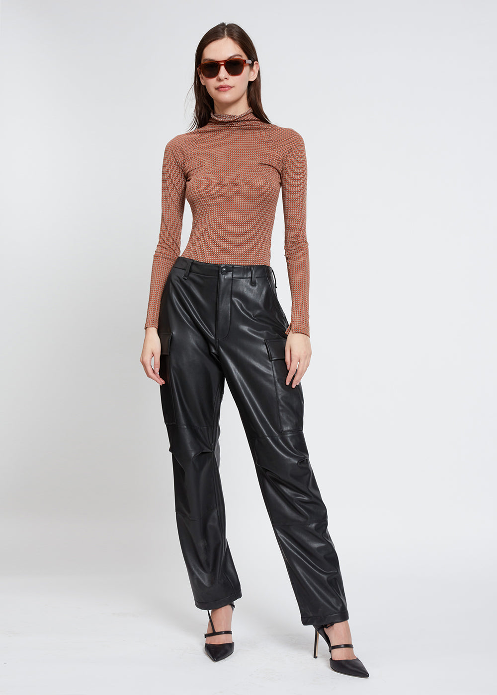 Rag & Bone Sands Faux Leather Cargo Pant