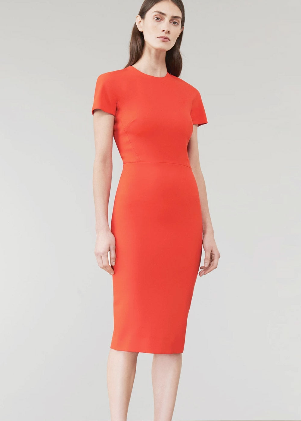 Victoria Beckham Fitted T-Shirt Dress