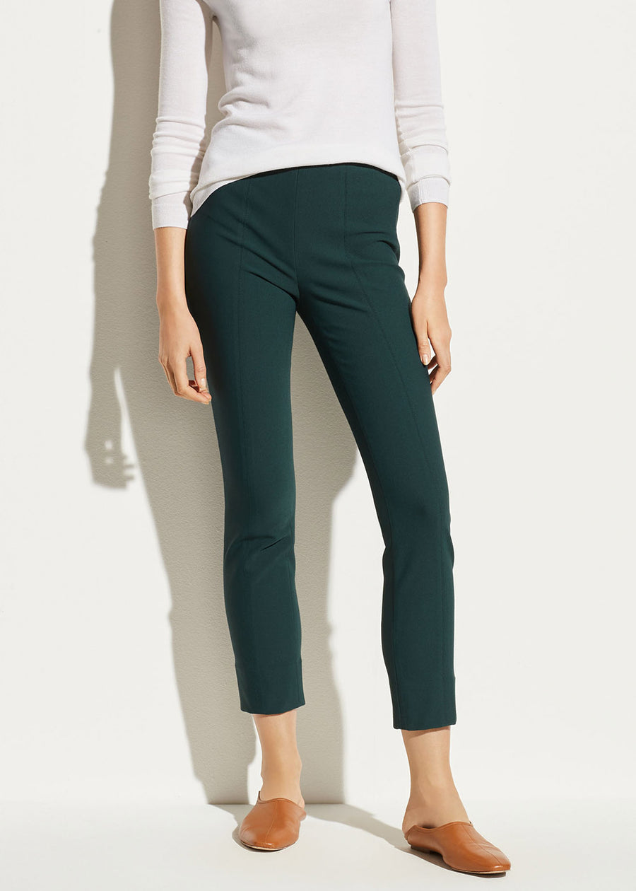 Vince Stitch Front Seam Legging in Watercress