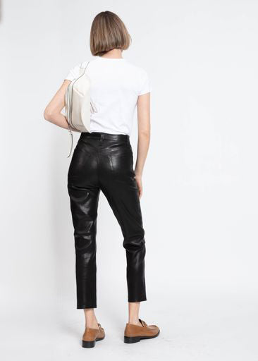 Rag & Bone Vint Leather Cigarette Pant
